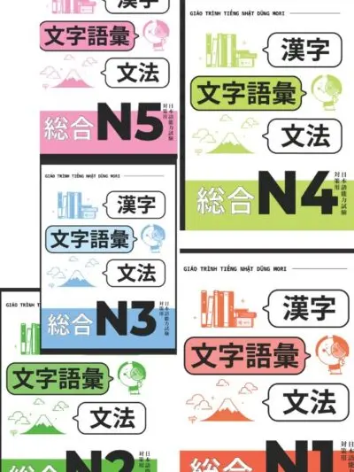 Combo Giáo trình tiếng Nhật Dũng Mori N5-N1 [PDF, Video khóa học]