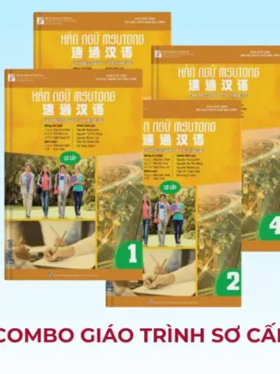 Combo Sách Giáo trình Hán ngữ Msutong Sơ cấp Quyển 1, 2, 3, 4