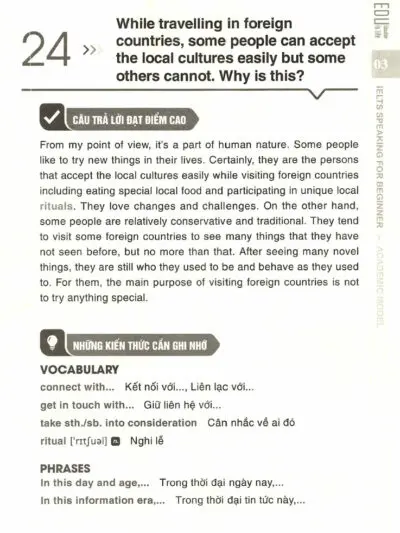 File Sách IELTS Speaking for Beginner – Academic Model [PDF, MP3] Dương Hân - hình 4