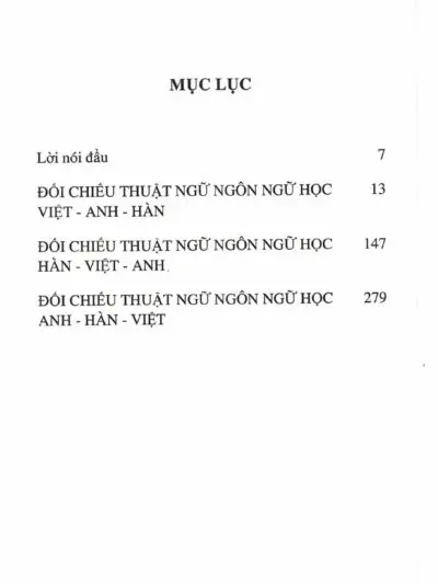 File Sách Từ Điển Đối Chiếu Thuật Ngữ Ngôn Ngữ Học Việt Anh Hàn [PDF] Nguyễn Thiện Giáp - hình 2