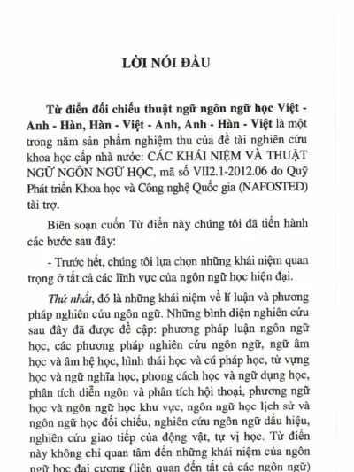 File Sách Từ Điển Đối Chiếu Thuật Ngữ Ngôn Ngữ Học Việt Anh Hàn [PDF] Nguyễn Thiện Giáp - hình 3