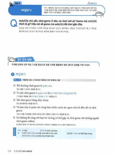 File Sách Luyện Thi Opic Trong 4 Tuần Tiếng Hàn + Tiếng Việt [PDF] Nguyễn Nguyên Bảo Yến - hình 5