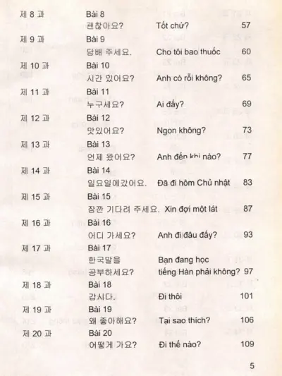 File Sách Tiếng Hàn Cơ Sở Quyển 2 PDF – Vũ Hữu Trường, Vũ Thu Hương - hình 6