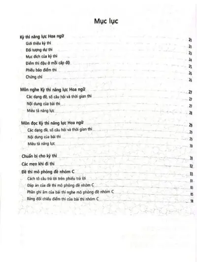 TOCFL Đề thi mô phỏng đề thi năng lực Hoa ngữ Nhóm C quyển 1 [PDF] - hình 3