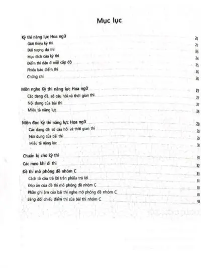 TOCFL Đề thi mô phỏng đề thi năng lực Hoa ngữ Nhóm C quyển 3 [PDF] - hình 2